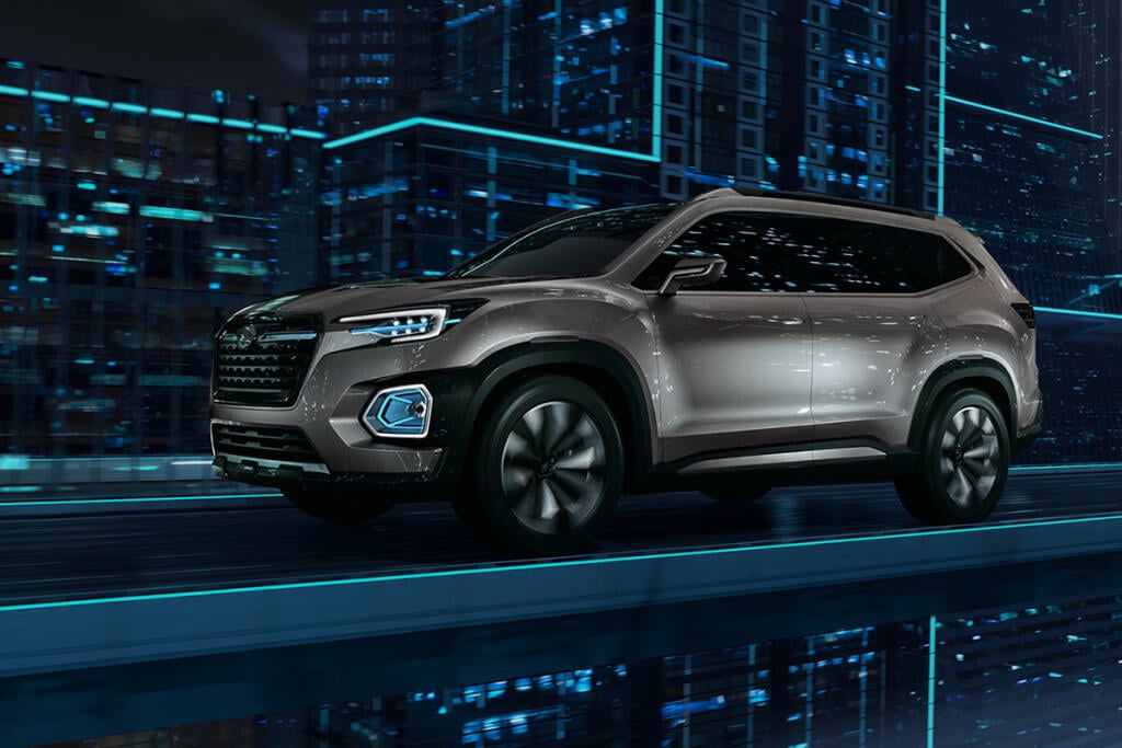 Subaru Viziv-7 concept - pod kapotou budú motory typu boxer