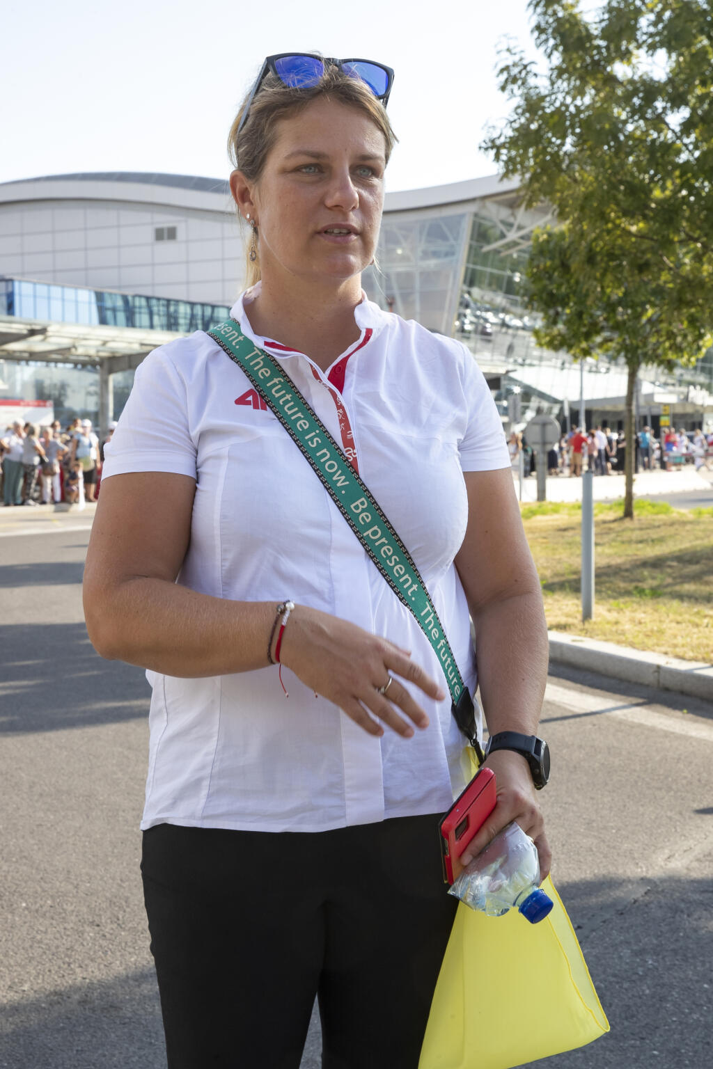 Prílet pápeža Františka na letisko M.R. Štefánika v Bratislave pri príležitosti trodňovej apoštolskej návštevy Slovenska.