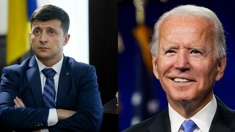 Biden a Zelensky