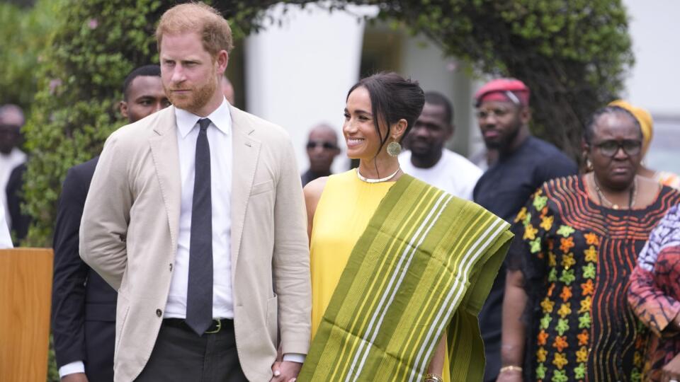 Vojvodkyňa Meghan a princ Harry počas návštevy Nigérie