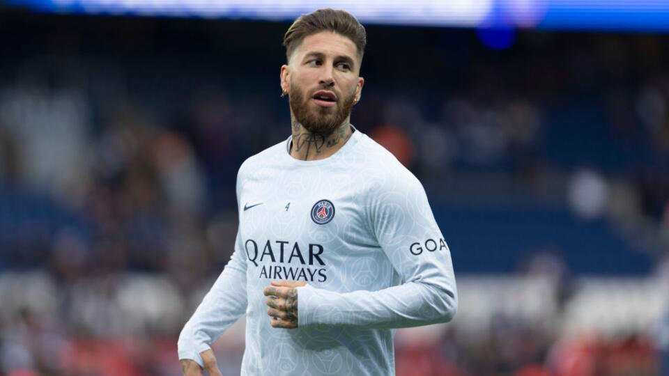 Sergio Ramos vo farbách PSG.