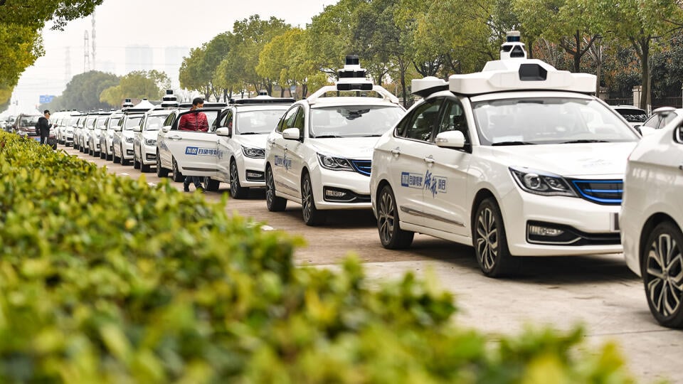 Self-driving Robotaxis Offer Free Test Ride In Wuhan