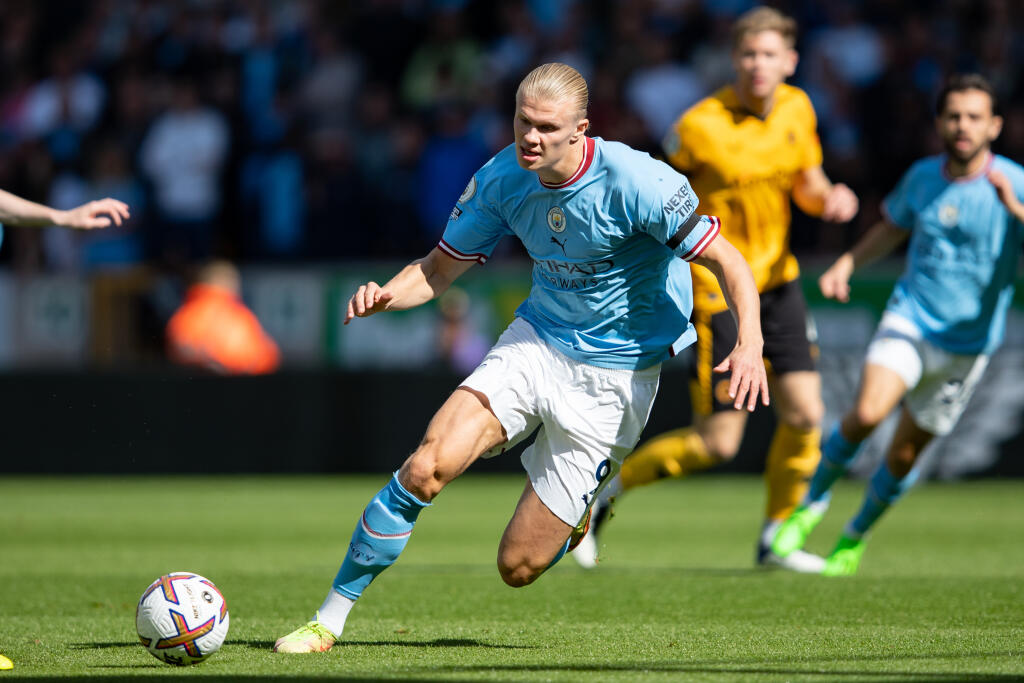 Erling Haaland v drese Manchestru City trhá klubové aj ligové rekordy.