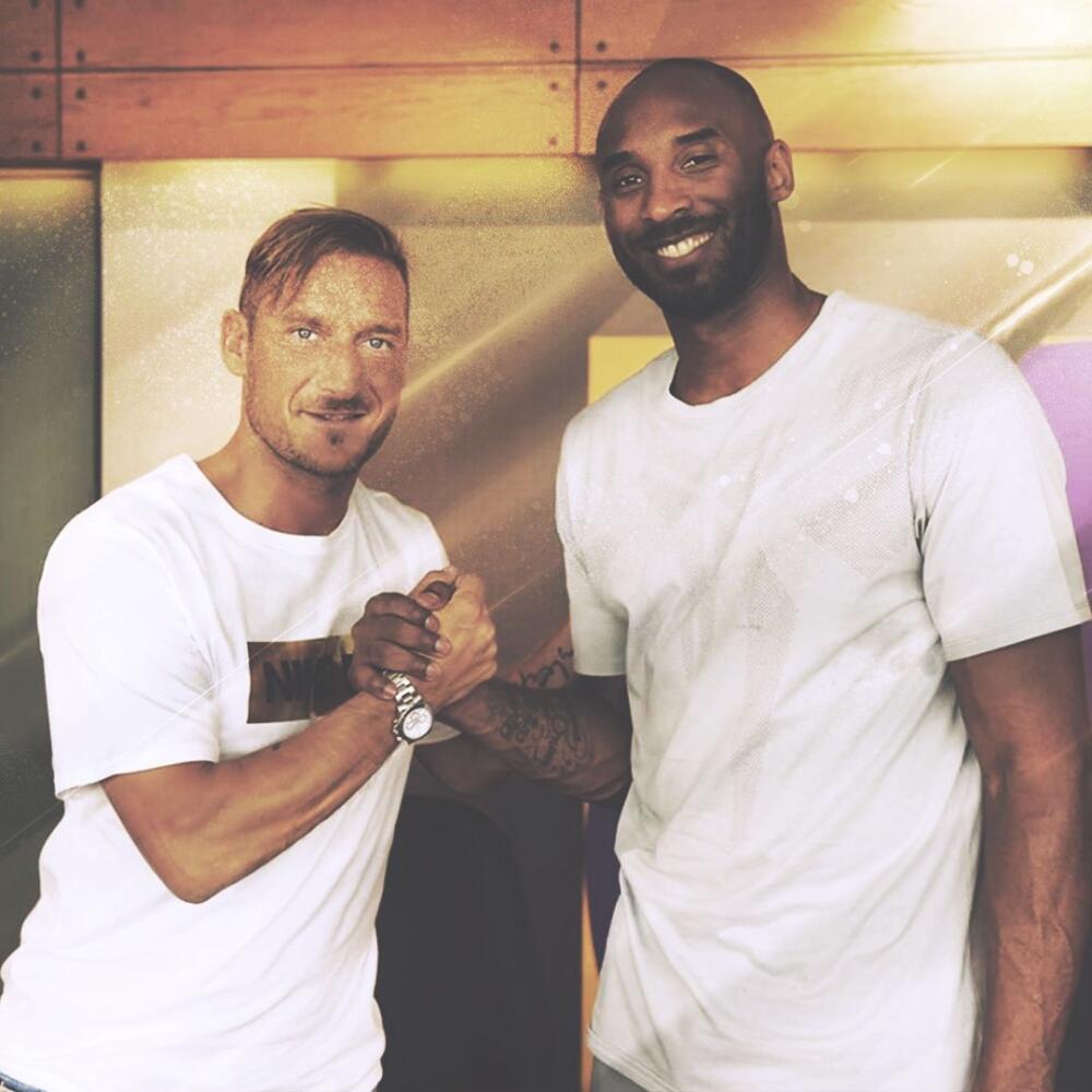 Kobe Bryant a Francesco Totti.