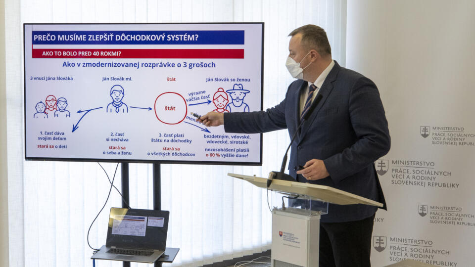 TK rodičovský bonus.
Na snímke minister práce a sociálných Milan Krajniak.