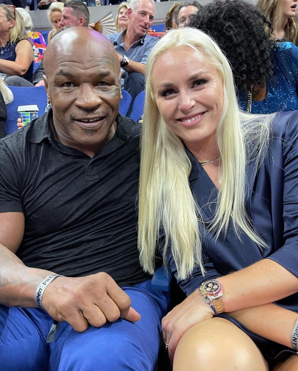 S Vonnovou sa odfotil aj slávny boxer Mike Tyson.