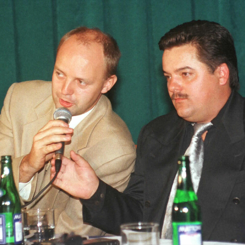 Pavol Rusko a Marian Kočner koncom 90. rokov.