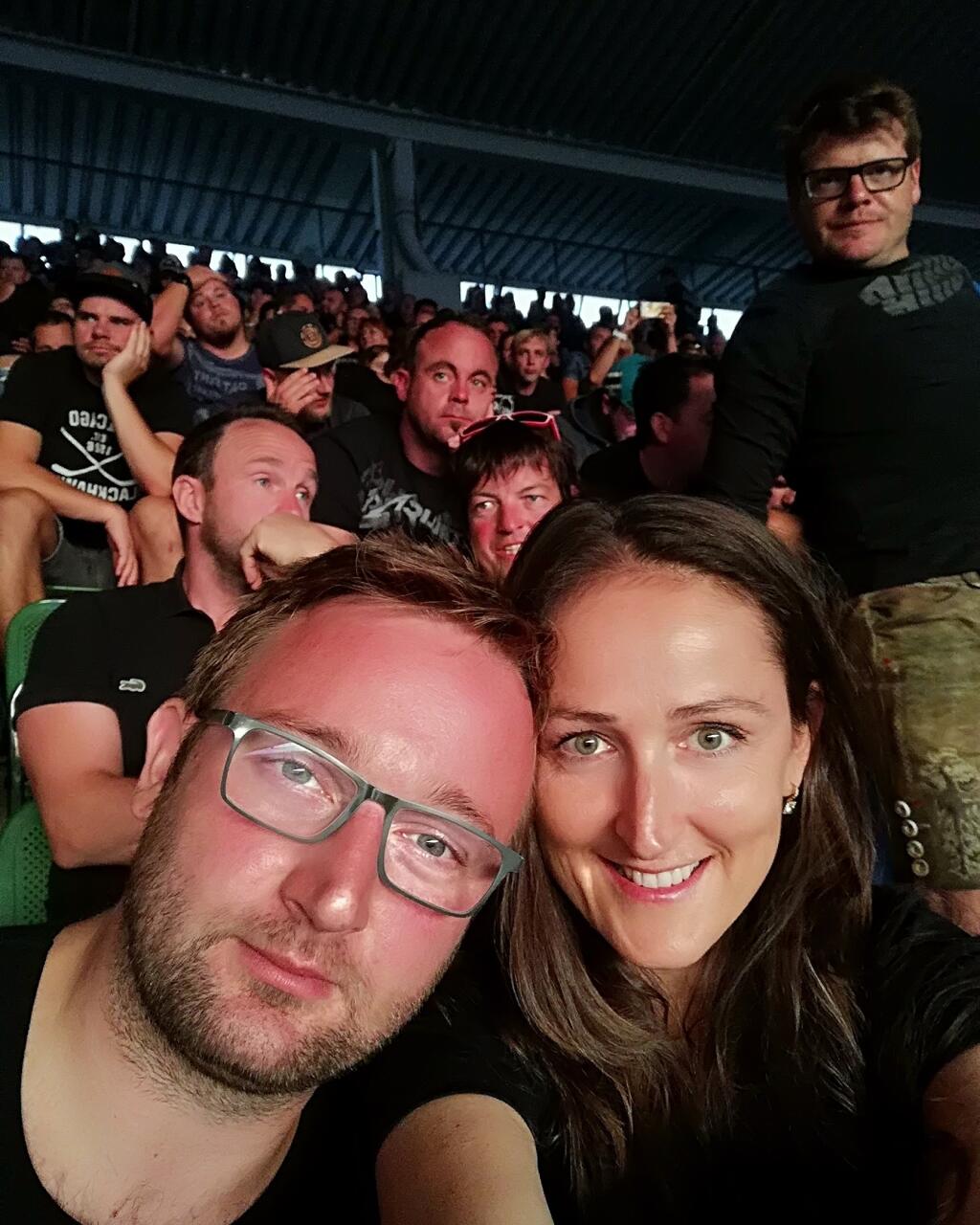Adela Masárová s manželom
