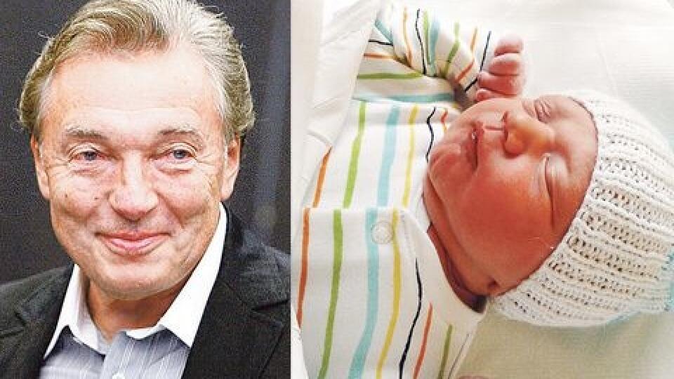 Karel Gott má druhého vnuka. Jmenuje se Jan