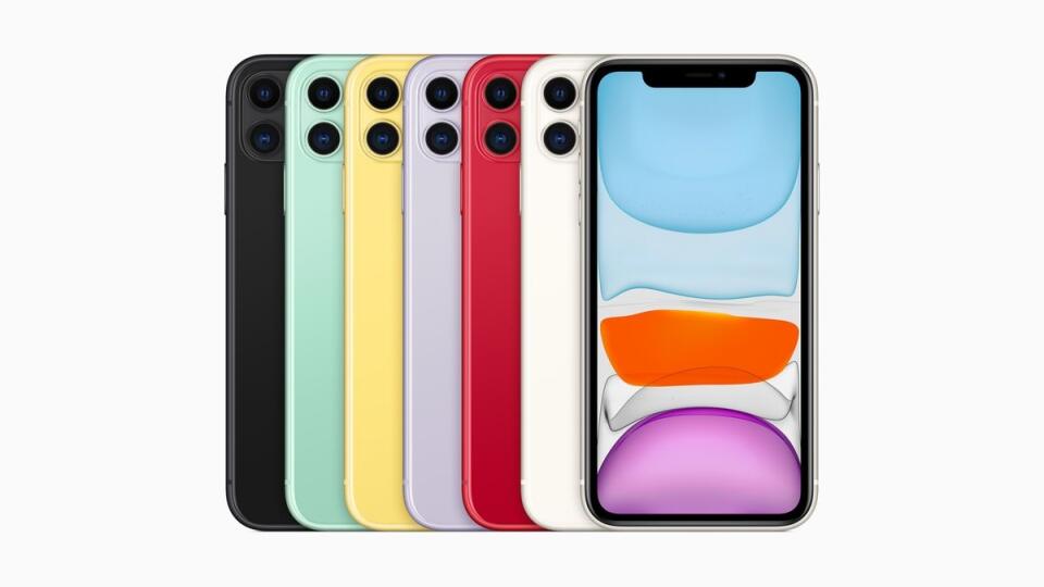 iPhone 11 vo všetkých farbách