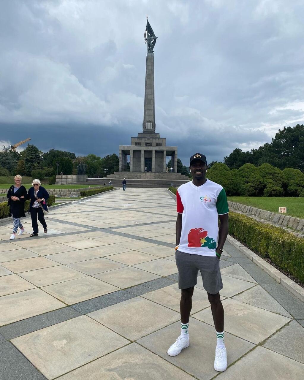 Daouda Yacoubou si už stihol prezrieť aj centrum Bratislavy.