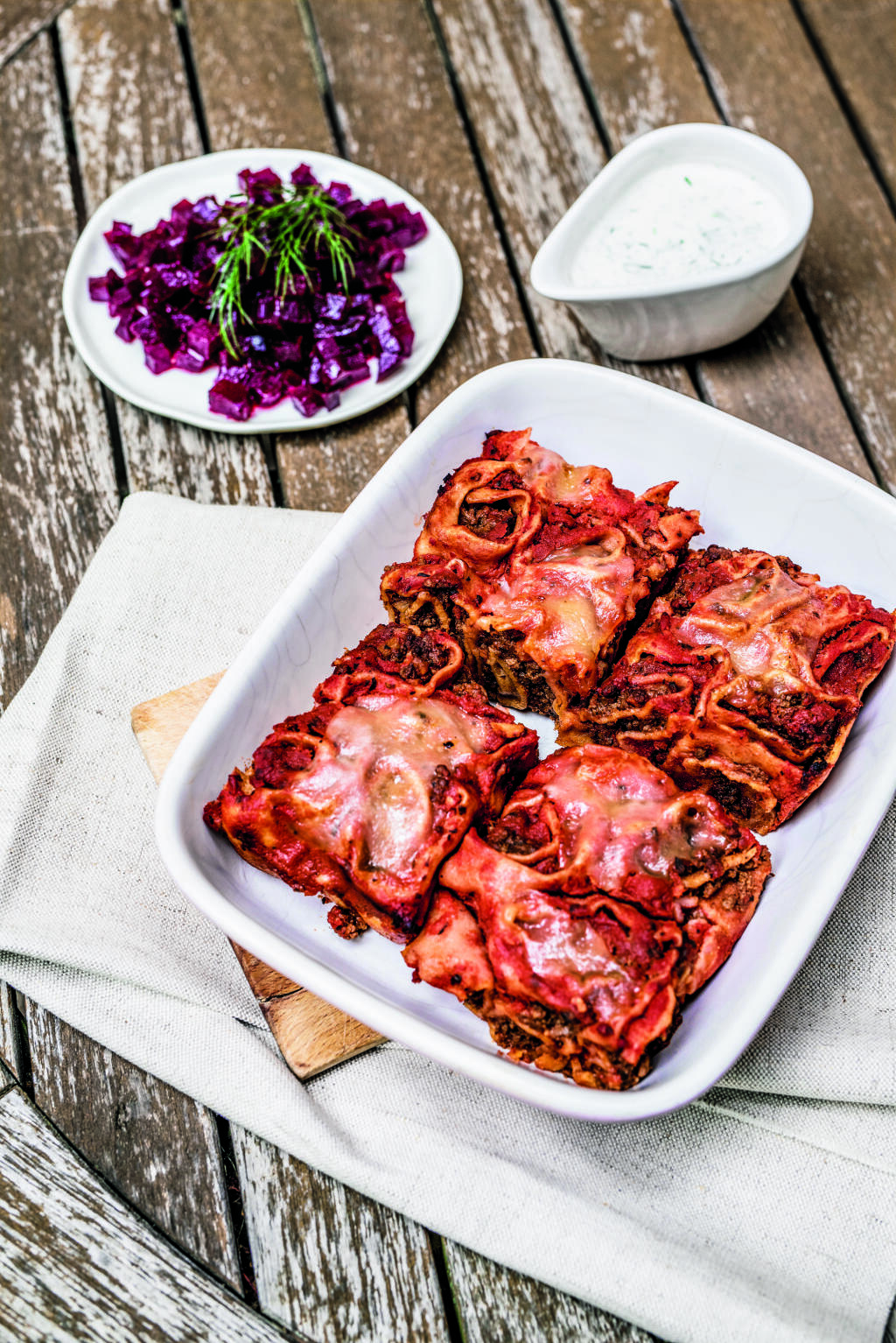 Cviklové rolky s mäsom