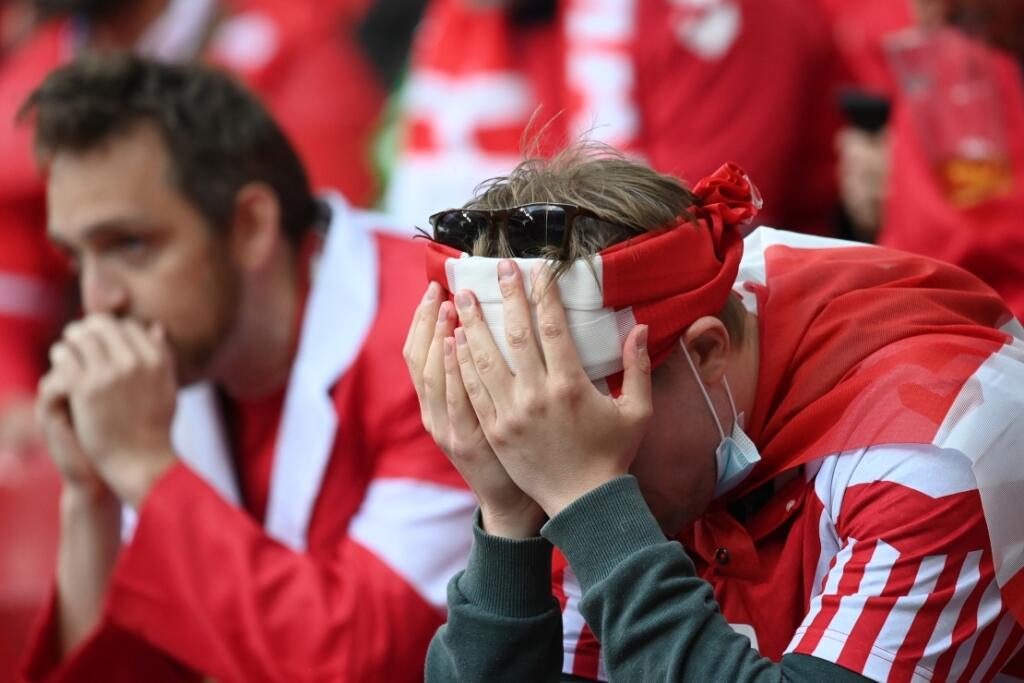 Tisícky fanúšikov boli v šoku z kolapsu Eriksena.