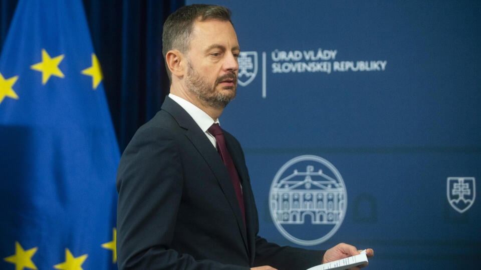Predseda vlády SR Eduard Heger (OĽANO).