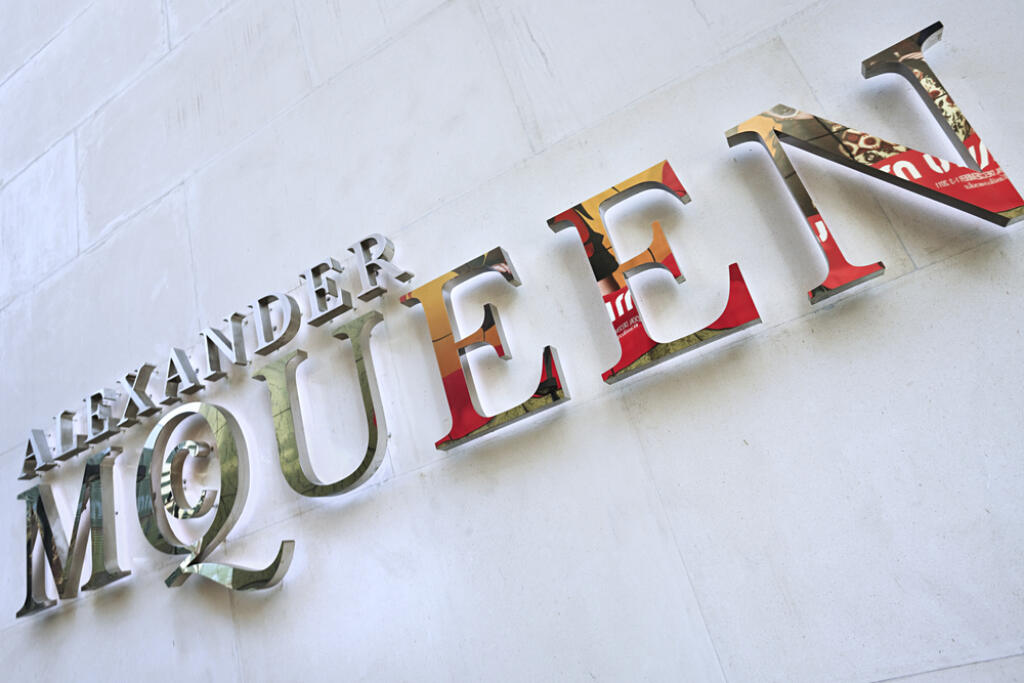Beijing-april,6.,Alexander,Mcqueen,Logo,On,Fashion,Store.,Lee,Alexander