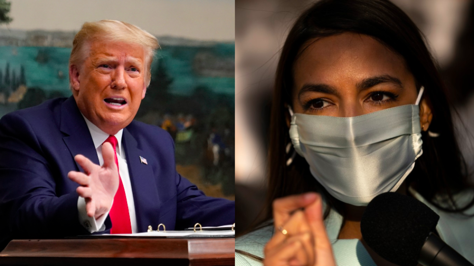 Donald Trump, Alexandria Ocasio-Cortezová