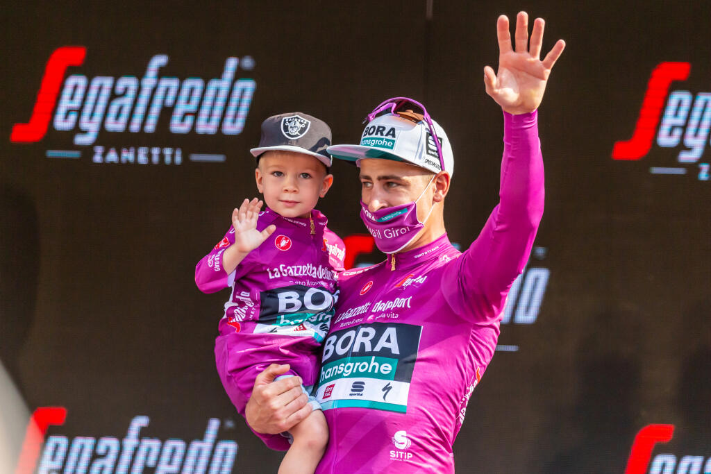 Sagan prvýkrát verejne ukázala svojho syna na minuloročnej Giro d’Italia.