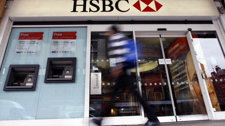 HSBC bank v Londýne.