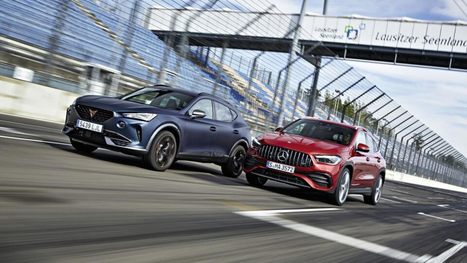 Cupra Formentor VZ proti Mercedes-AMG GLA 35.