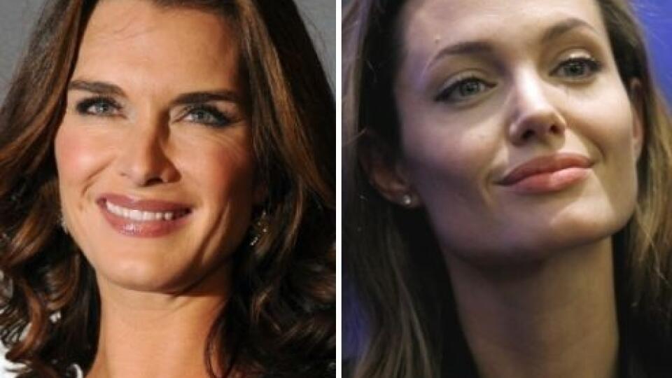 Brooke Shields, Angelina Jolie