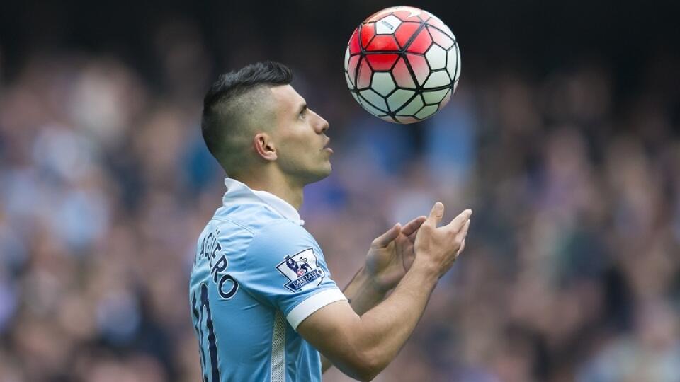 Na archívnej snímke Sergio Aguero.