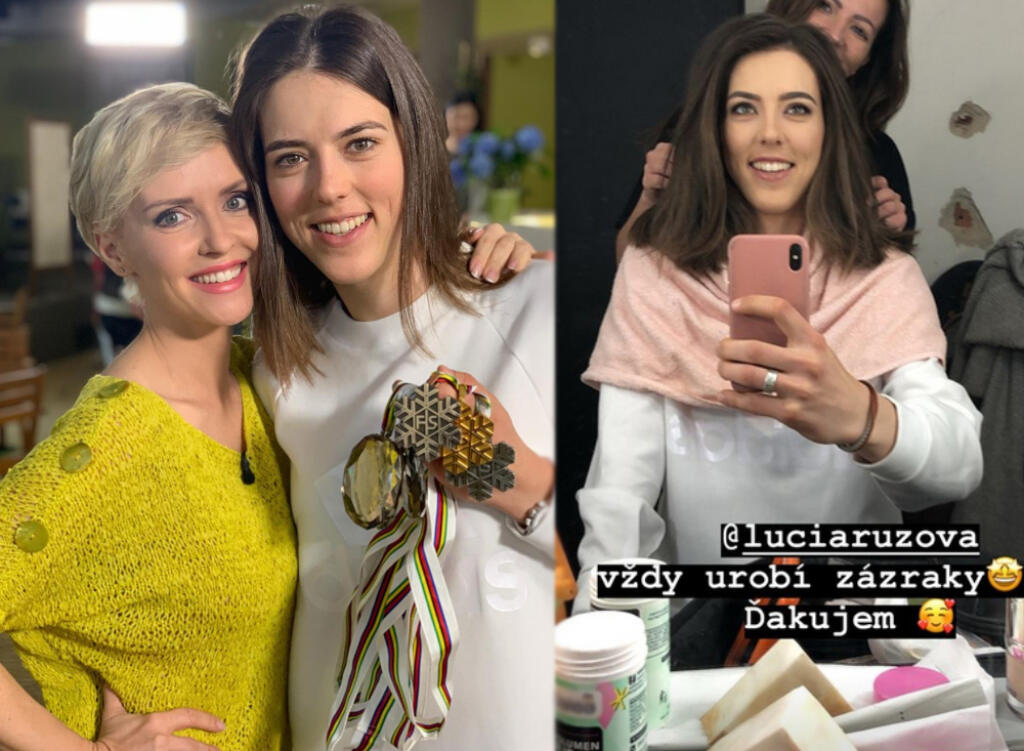 Slovenská lyžiarka Petra Vlhová bola hosťom v relácii TV Markíza Teleráno a takto sa naň nahodila.