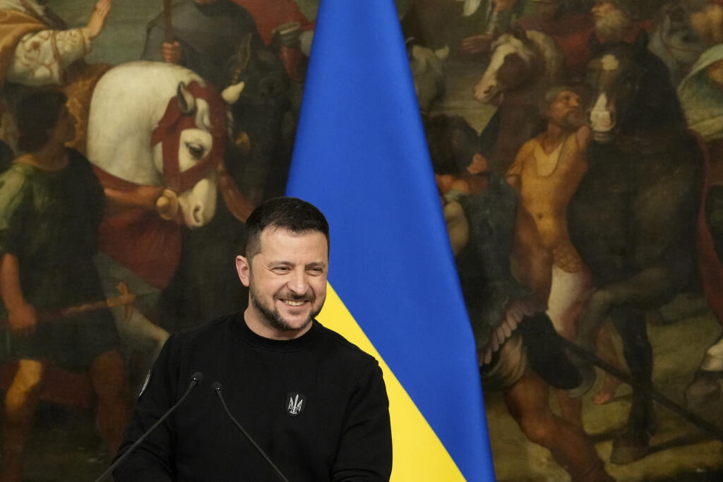 Ukrajinský prezident Volodymyr Zelenskyj.