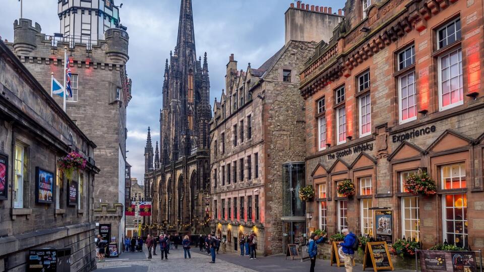 The Royal Mile, Edinburgh.