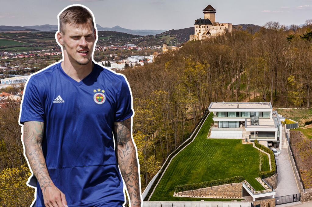 Dlhoročný kapitán slovenskej futbalovej reprezentácie Martin Škrtel (36) si postavil v Trenčíne luxusnú vilu. Nebolo by na tom nič neobvyklé, keby nevyrástol na megapozemku vo vychýrenej štvrti neďaleko hradu, kde sa pred časom usadili aj hokejové legendy ako Pavol Demitra (†36), Marián Hossa (42) či Marián Gáborík (39) s rodinami.