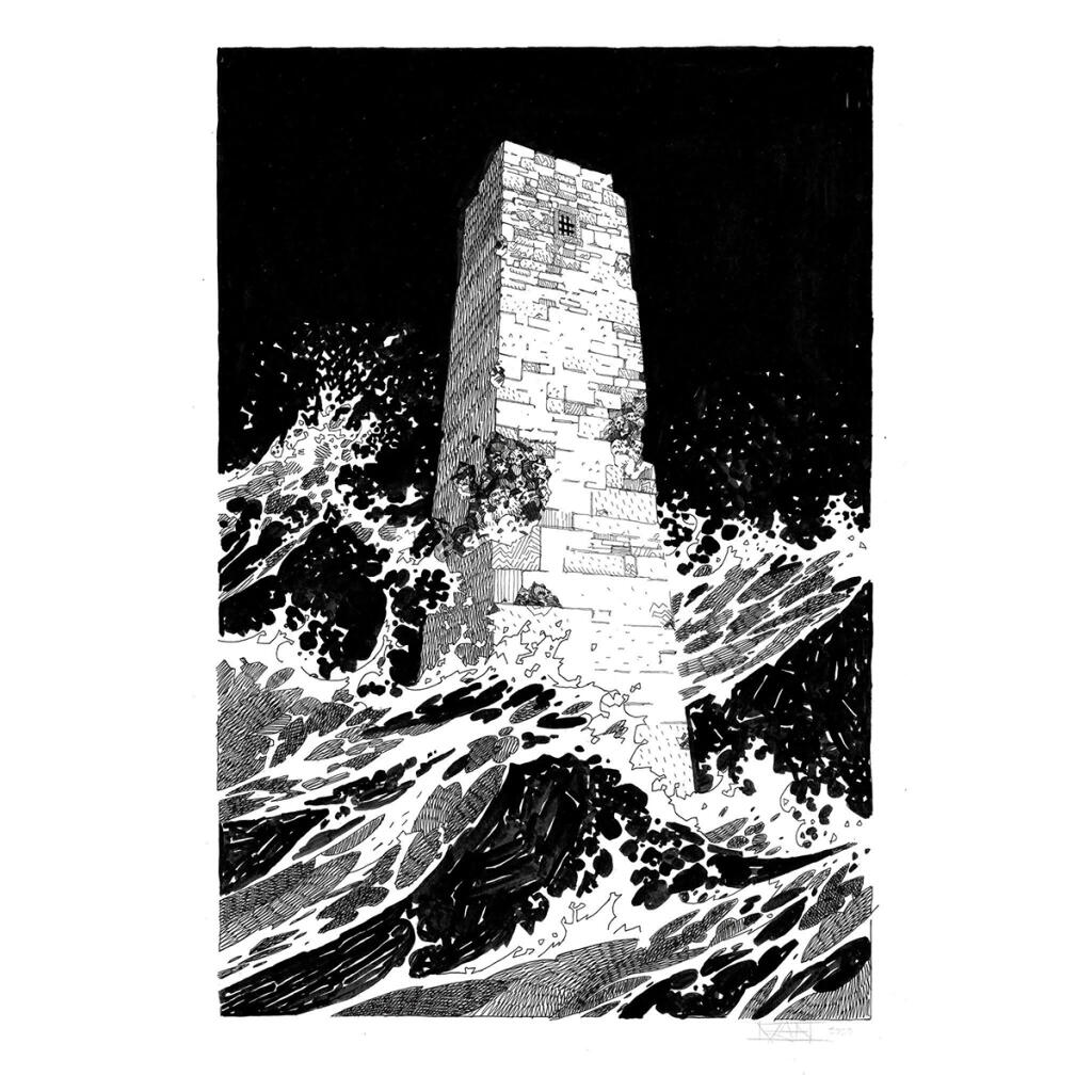 Jeden z najznámejších sci-fi/ fantasy výtvarníkov a ilustrátorov, Michal Ivan, ktorý si získal rešpekt v celosvetovom meradle. Dnešnú situáciu vyjadril v obraze s názvom Búrka.