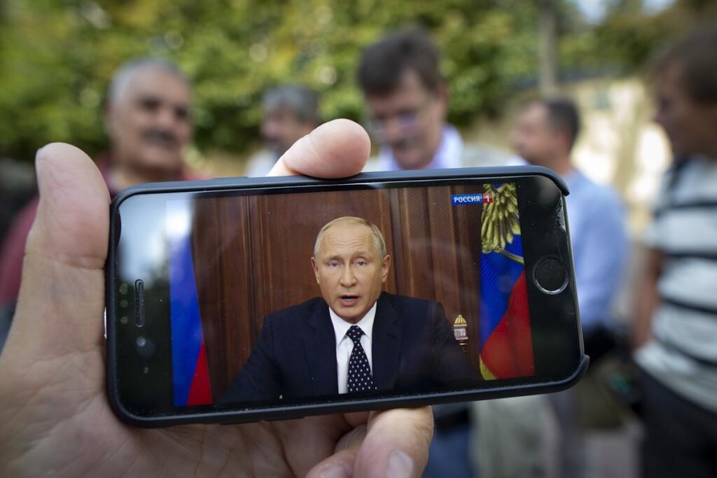 Rusko Putin reforma dôchodková prejav zmiernenie