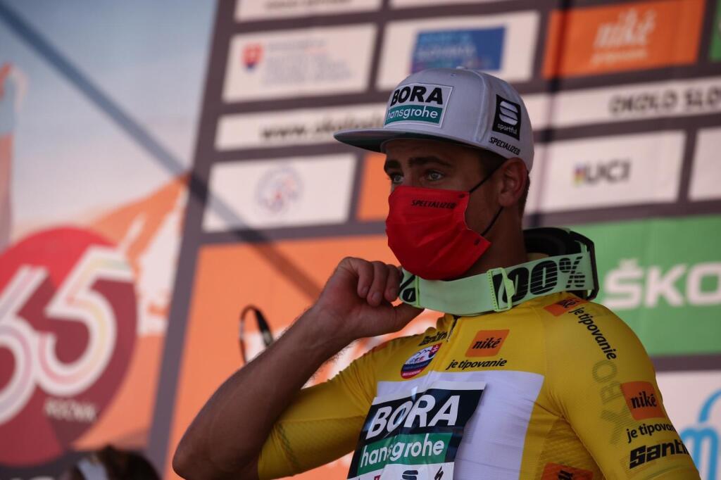 Peter Sagan počas dnešných pretekov Okolo Slovenska