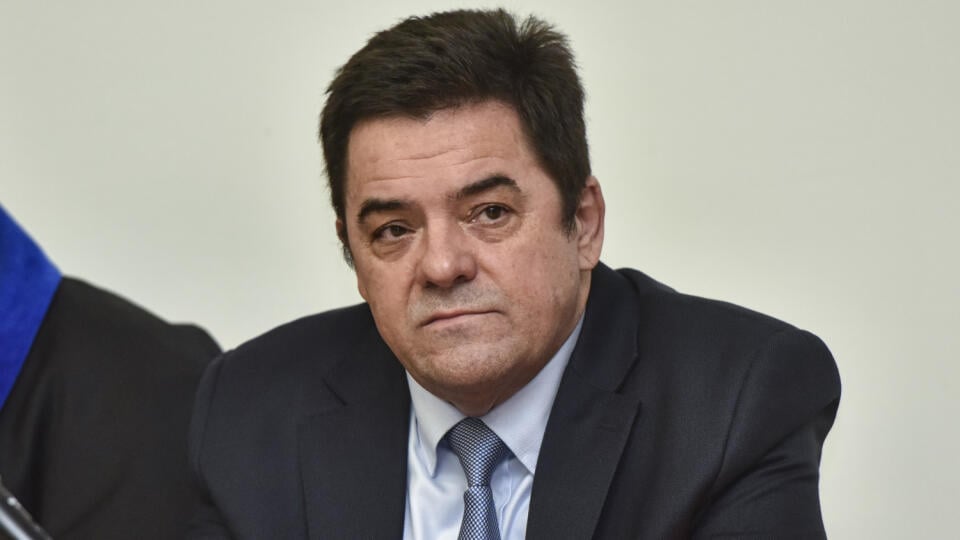 Na snímke obžalovaný Marian K. počas hlavného pojednávania v kauze falšovania zmeniek TV Markíza, v Ústave na výkon väzby a Ústave na výkon trestu odňatia slobody v Bratislave, 4. decembra 2019. FOTO TASR - Pavol Zachar