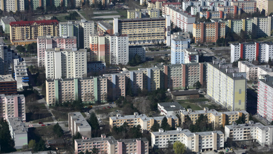 Na snímke letecké zábery lokalita Dúbravka