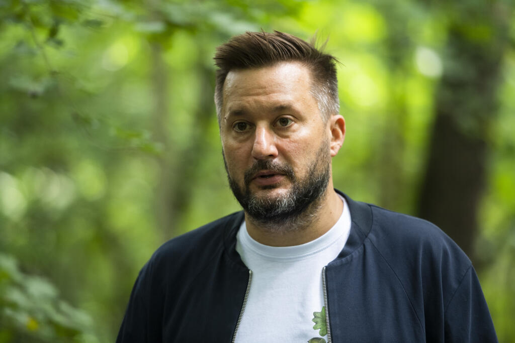 Na snímke primátor hlavného mesta SR Bratislavy Matúš Vallo počas tlačového brífingu k predstaveniu iniciatívy 10 000 stromov v Bratislave 7. septembra 2020. FOTO TASR - Jaroslav Novák