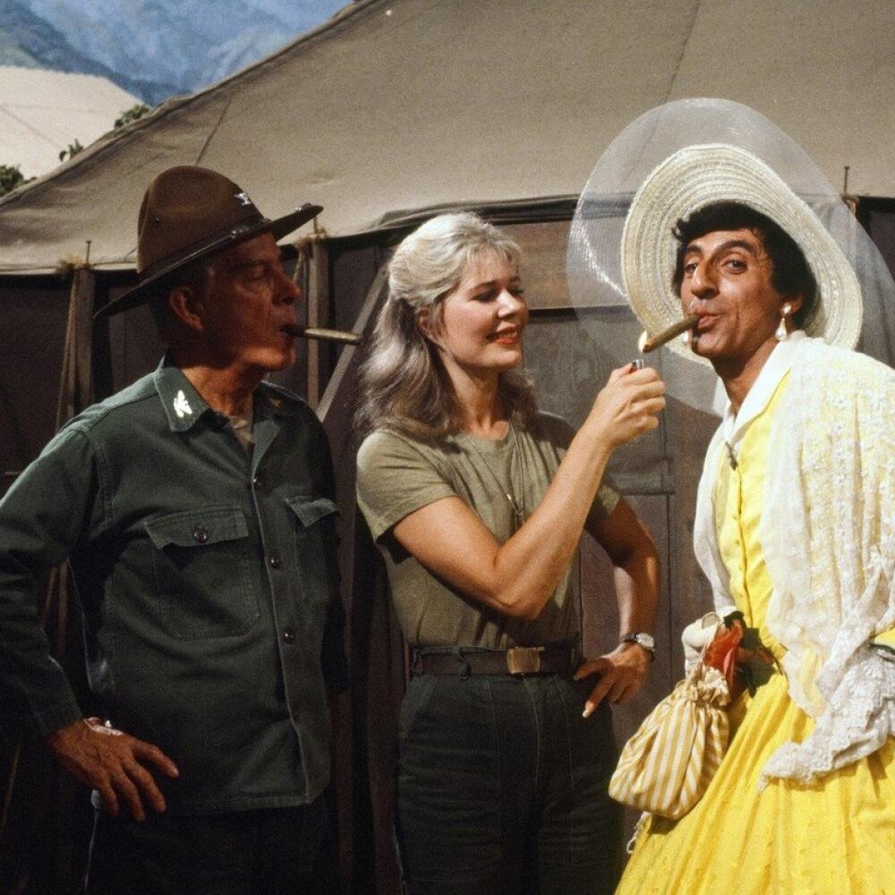 Harry Morgan, Loretta Swit and Jamie Farr,