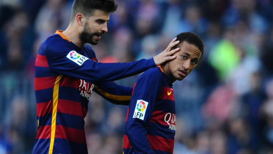 Gerard Pique a Neymar.