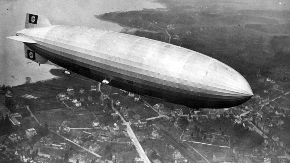 Vzducholoď Hindenburg bola najväčším lietajúcim strojom všetkých čias.