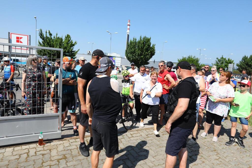Takto to vyzeralo na majstrovstvách Česka a Slovenska v cyklistike.