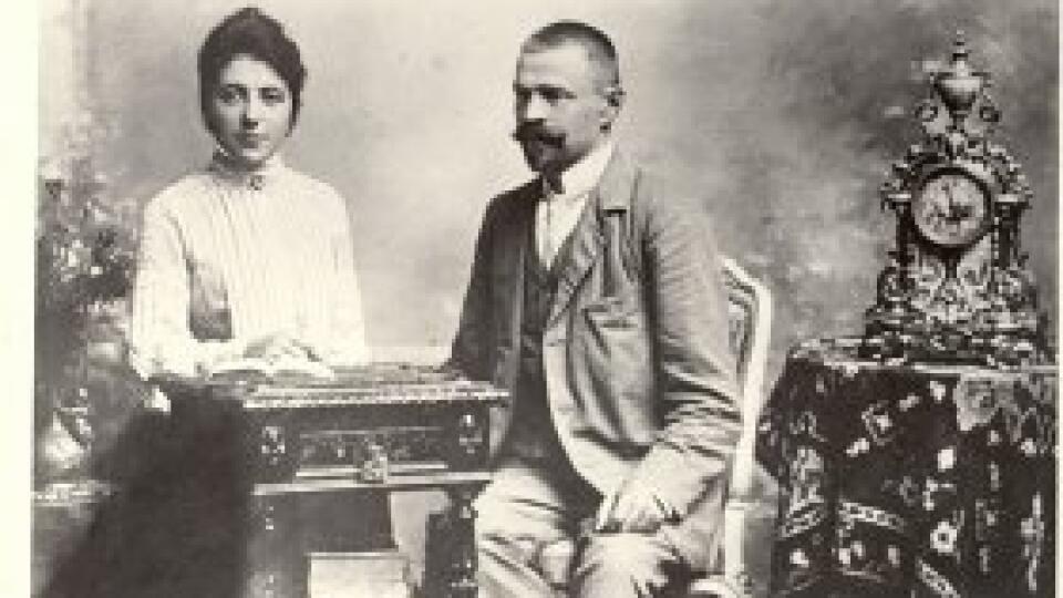 Martin Kukučín s manželkou Pericou Didolićovou.