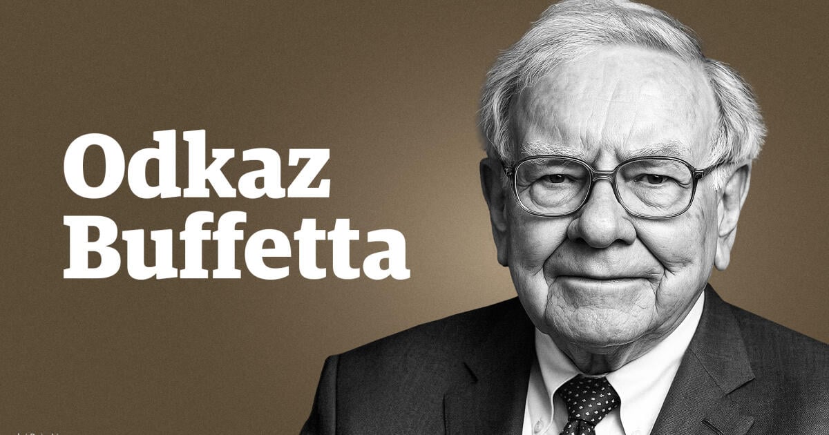 Buffett is leaving. As he built a real wealth