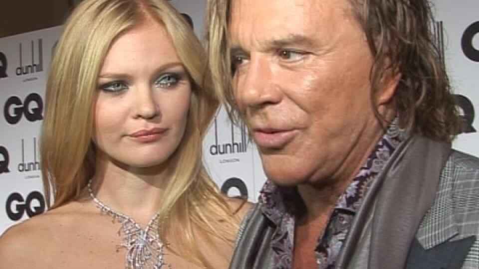 Mickey Rourke a Elena Kuletskaja