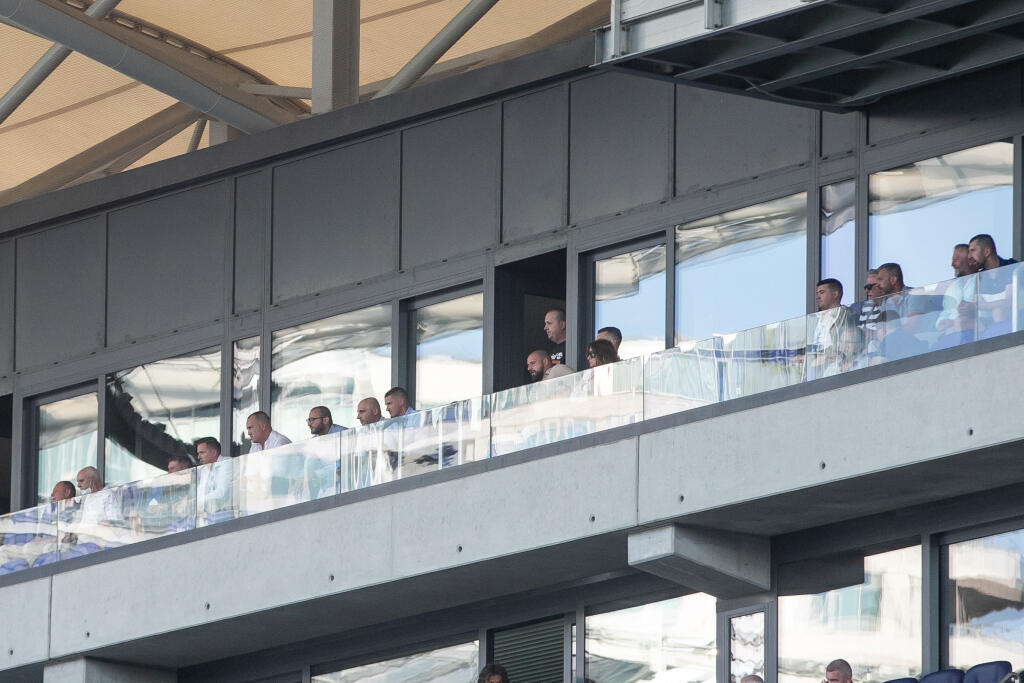 VIP priestory na štadióne Tehelné pole počas zápasu 1. kola Ligy majstrov medzi Slovanom Bratislava a írskym Shamrockom Rovers.