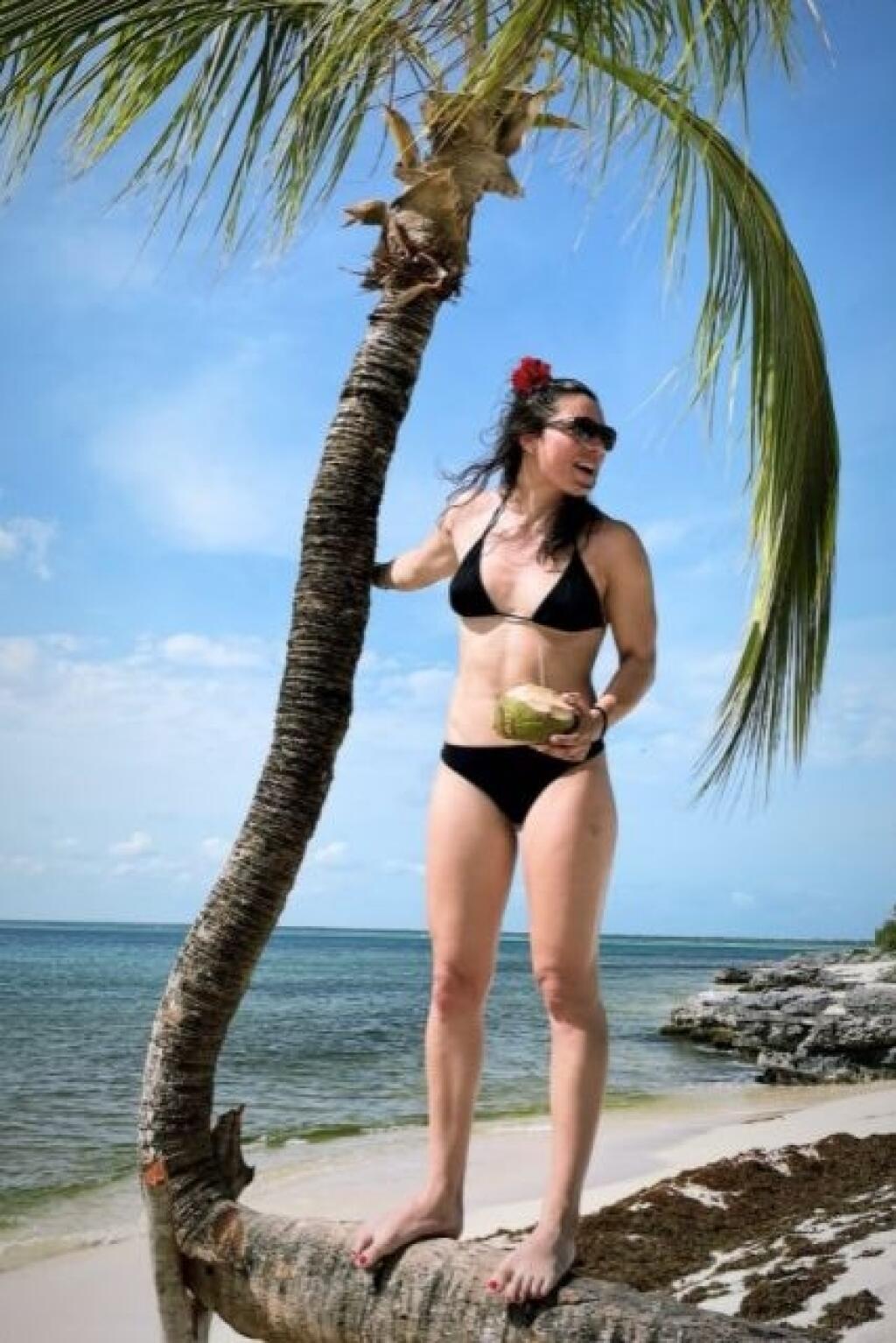 Martina Dubovská patrí k najkrajším lyžiarkam súčasnosti, čoho dôkazom je aj táto jej fotografia z dovolenky v Karibiku.