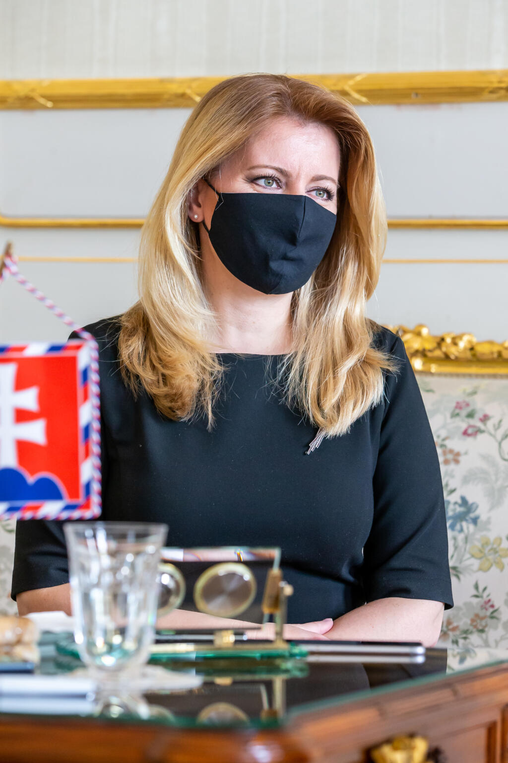 Na snímke je Zuzana Čaputová v Prezidentskom paláci v Bratislave.