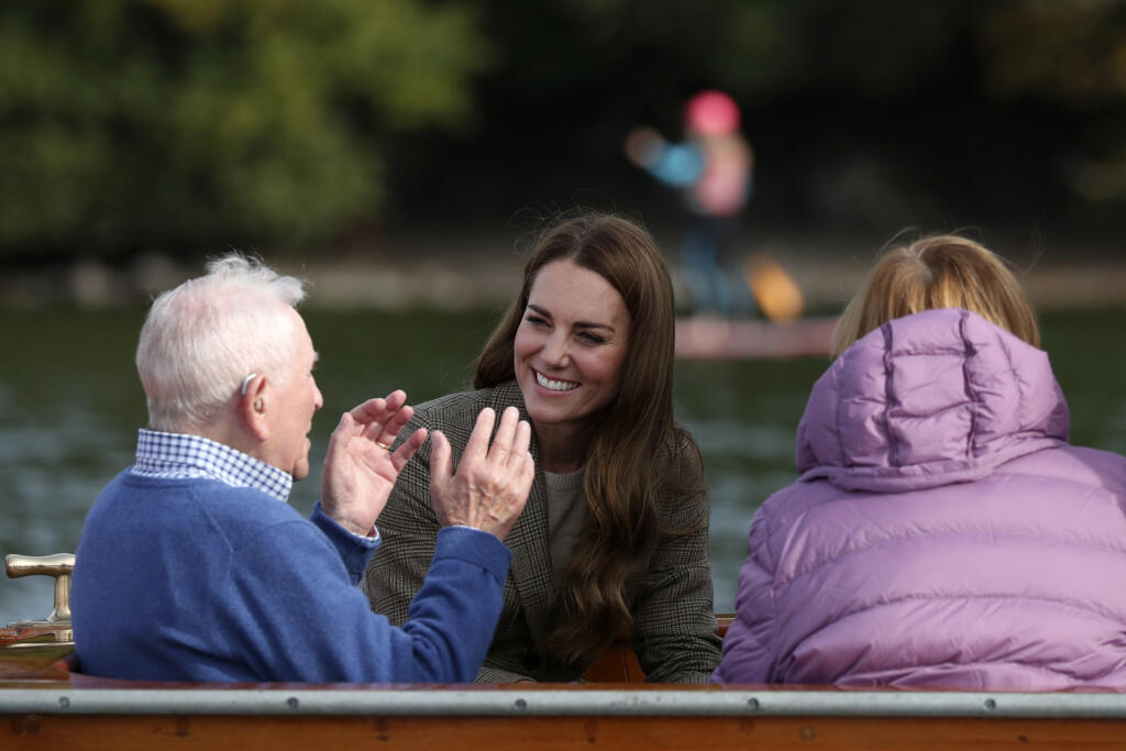 Kate Middleton na návšteve grófstva Cumbria.