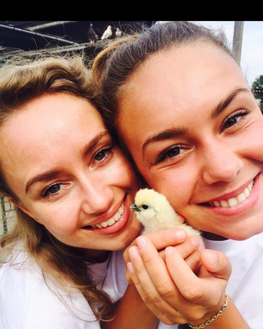 Dominika Kavaschvoá a Natália Puklušová sú veľmi dobré kamarátky.