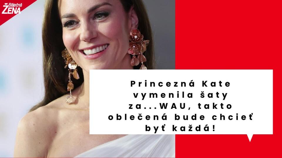 Princezná Kate vymenila šaty za...WAU, takto oblečená bude chcieť byť každá!