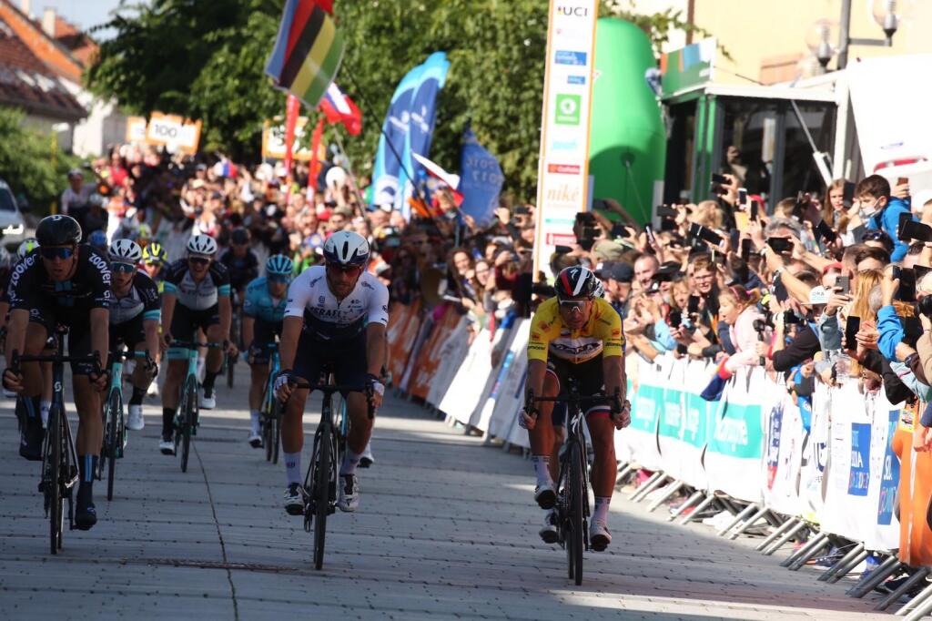 Peter Sagan počas dnešných pretekov Okolo Slovenska