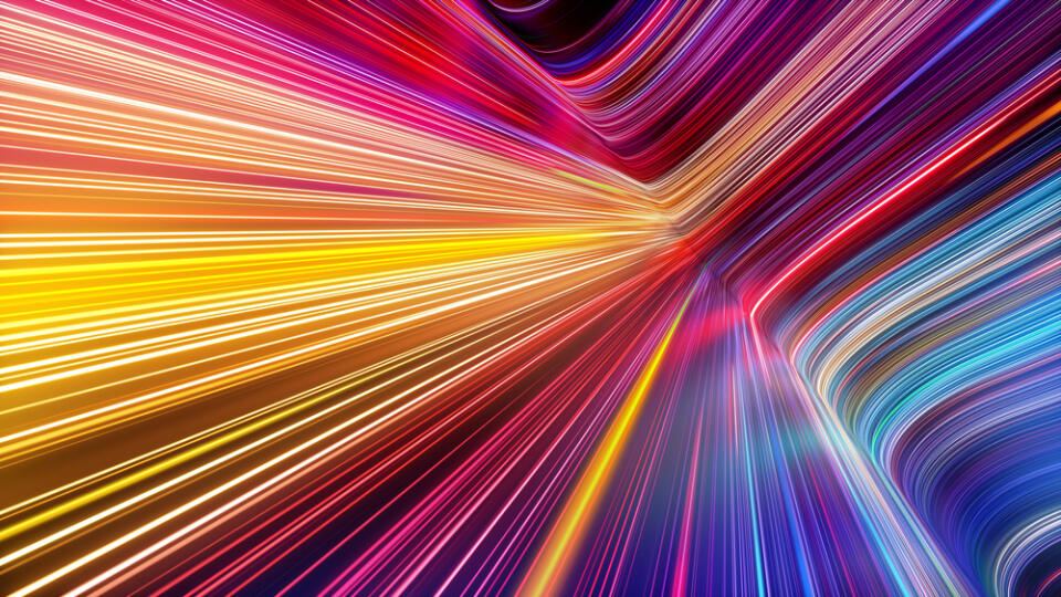 3d,Render,,Abstract,Background,With,Colorful,Spectrum.,Bright,Pink,Yellow